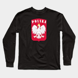 Poslska Poslish design with eagle Long Sleeve T-Shirt